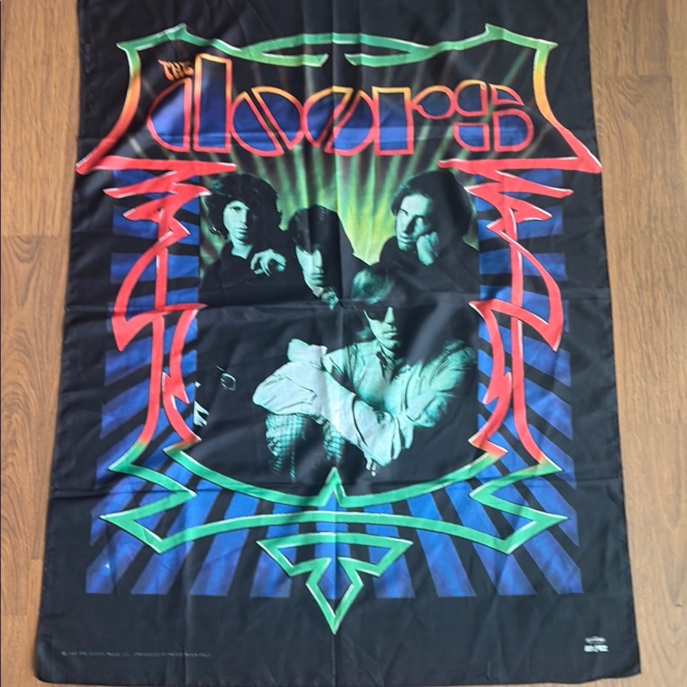 The Doors Black Wall Tapestry